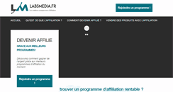 Desktop Screenshot of labsmedia.fr